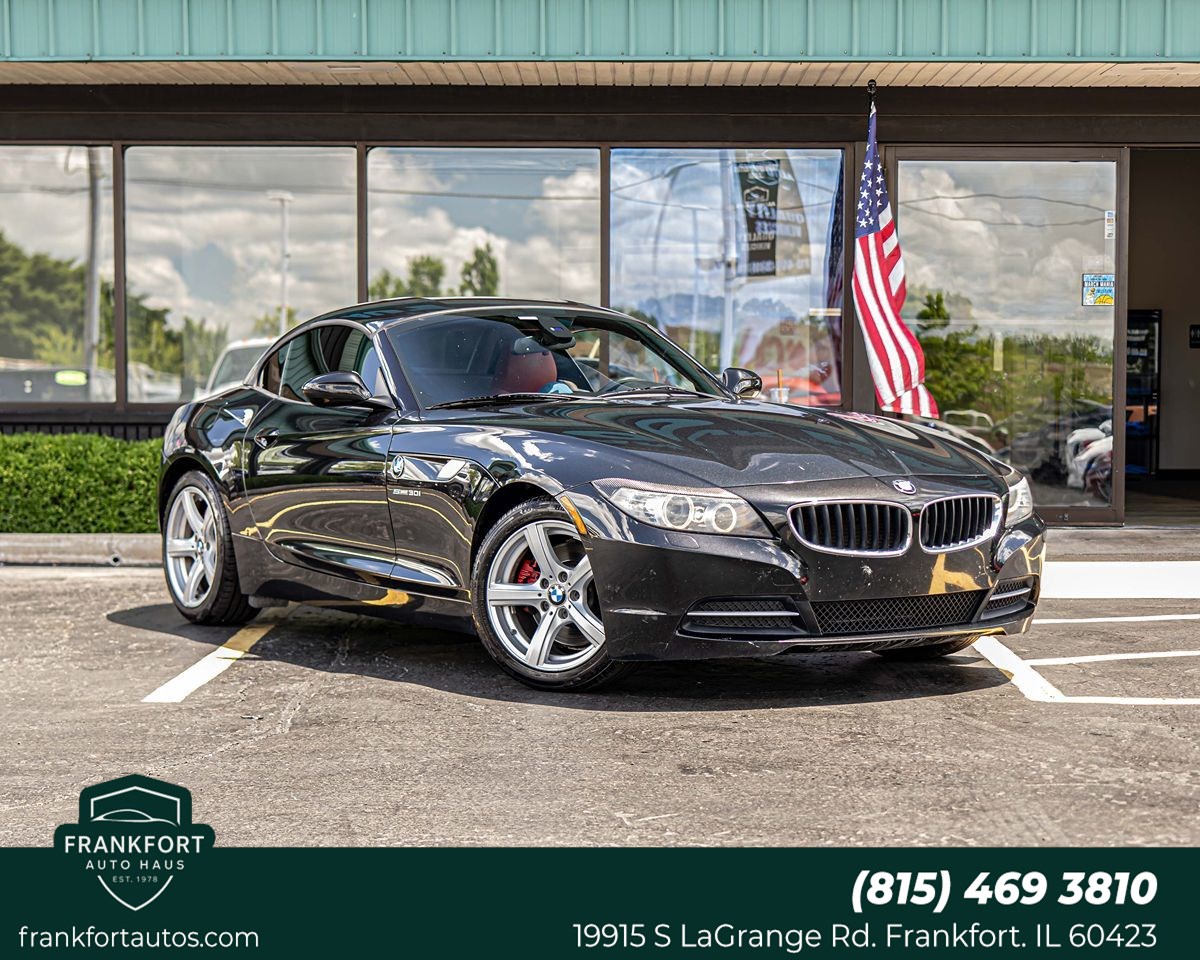 Black Sapphire Metallic 2009 BMW Z4 Convertible Rear-Wheel Drive Manual