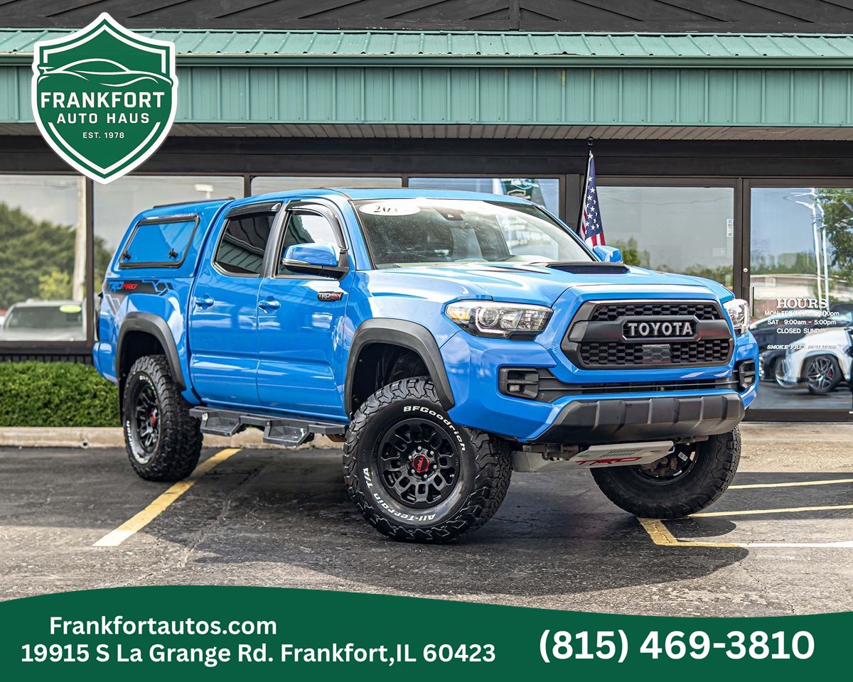 Voodoo Blue 2019 Toyota Tacoma Pickup Truck Four-Wheel Drive Automatic