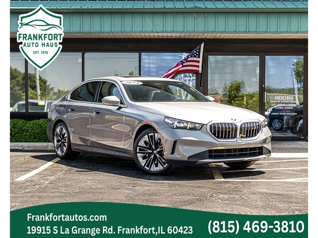 Gray (Oxide Grey Metallic) 2024 BMW 5 Series Sedan All-Wheel Drive Automatic