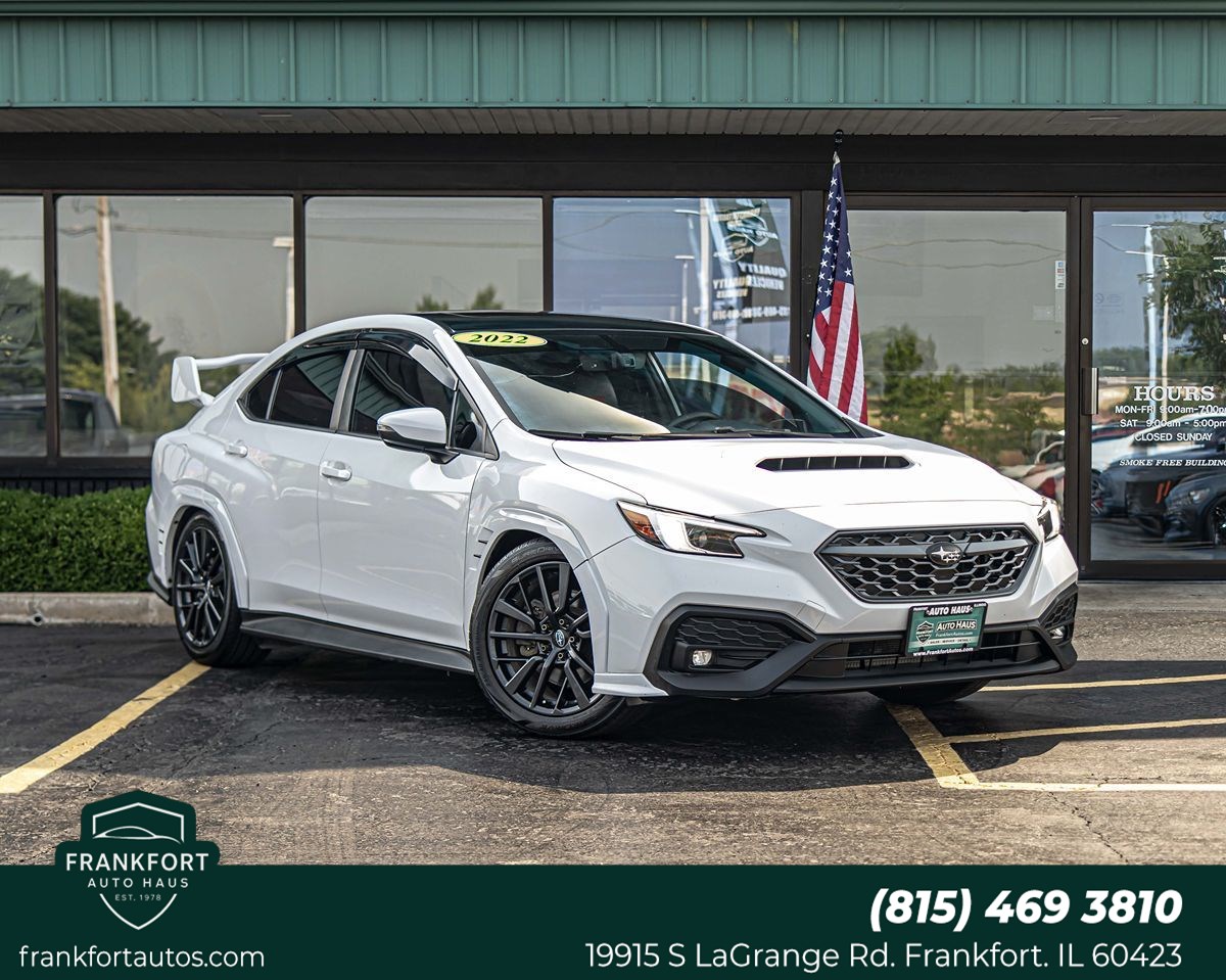 Ceramic White 2022 Subaru WRX Sedan All-Wheel Drive Manual