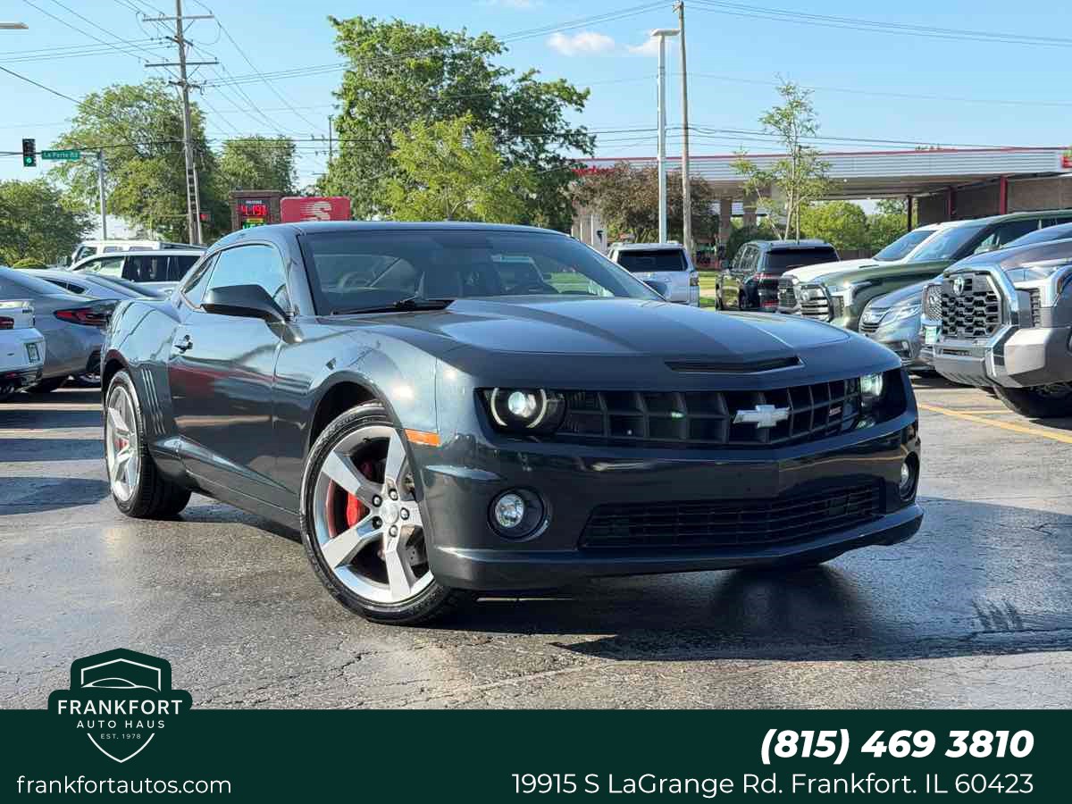 Ashen Gray Metallic 2012 Chevrolet Camaro Coupe Rear-Wheel Drive Automatic