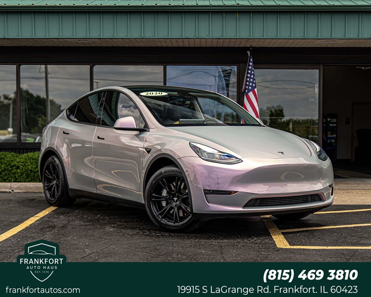 Pearl White Multi-Coat 2020 Tesla Model Y SUV / Crossover All-Wheel Drive Automatic