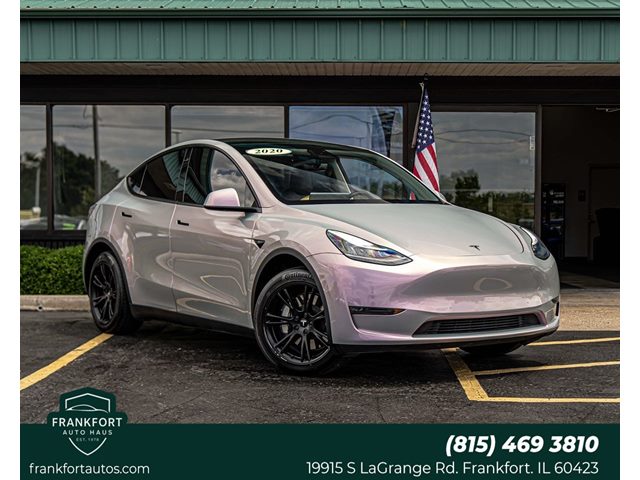 Pearl White Multi-Coat 2020 Tesla Model Y SUV / Crossover All-Wheel Drive Automatic