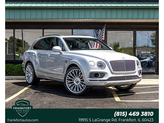 Silver 2018 Bentley Bentayga SUV / Crossover All-Wheel Drive Automatic
