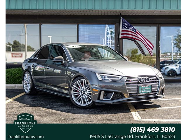 Gray 2019 Audi S4 Sedan All-Wheel Drive Automatic