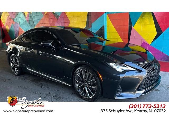 Black (Caviar) 2020 Lexus RC 350 F Sport RWD Coupe Rear-Wheel Drive Automatic
