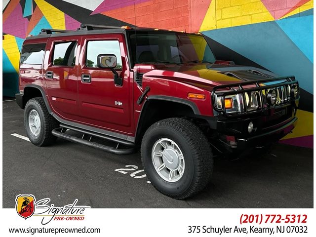 Red Metallic 2004 Hummer H2 SUV / Crossover Automatic