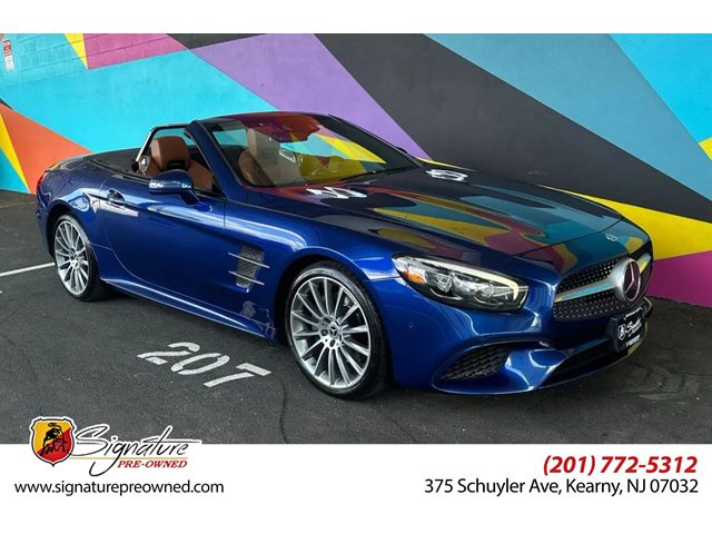 Brilliant Blue Metallic 2020 Mercedes-Benz SL-Class SL 450 RWD Convertible Rear-Wheel Drive Automatic