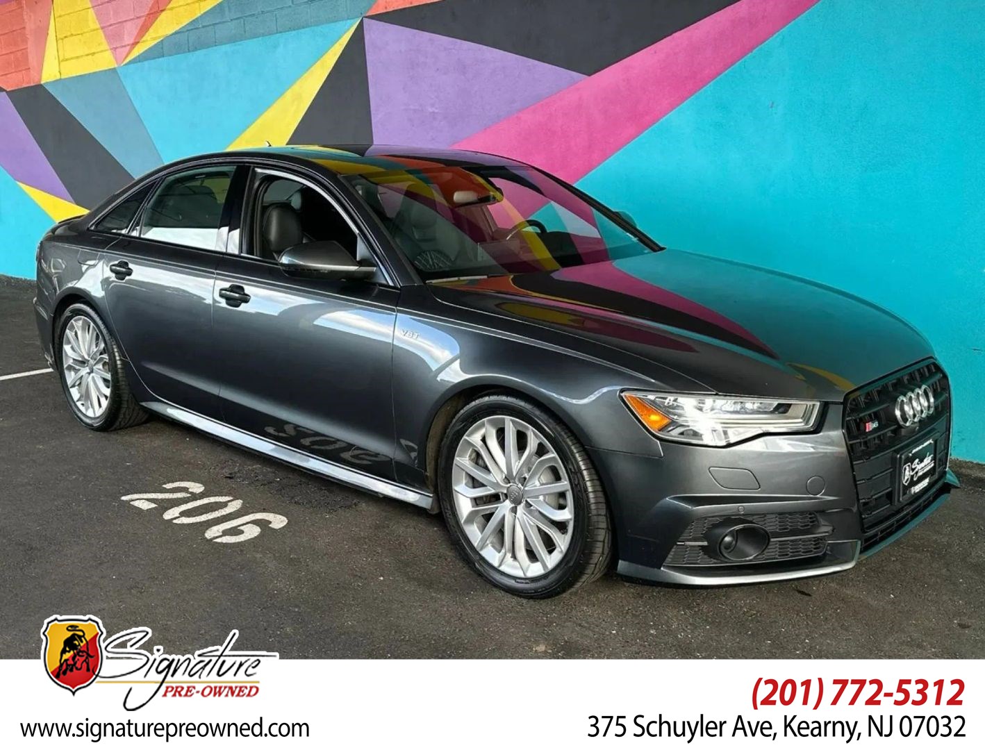 Daytona Gray Pearl Effect 2018 Audi S6 Sedan All-Wheel Drive Automatic