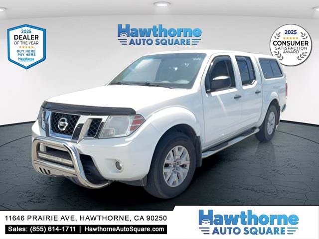 Glacier White 2018 Nissan Frontier SV V6 Crew Cab Pickup Truck 4X2 Automatic