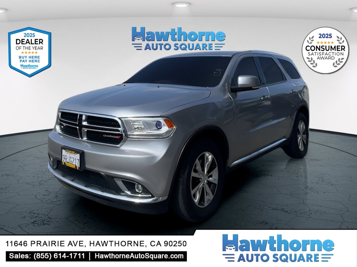 Billet Silver Metallic Clearcoat 2016 Dodge Durango SUV / Crossover All-Wheel Drive Automatic