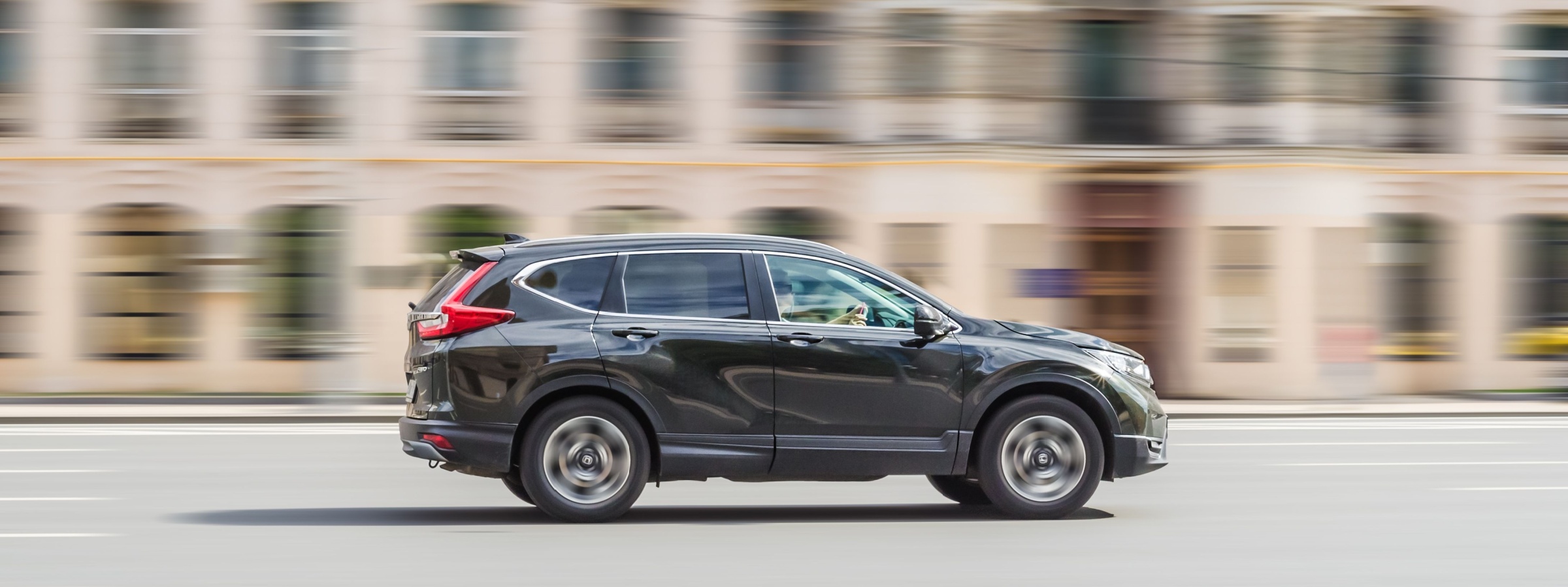 A sedan and a suv.