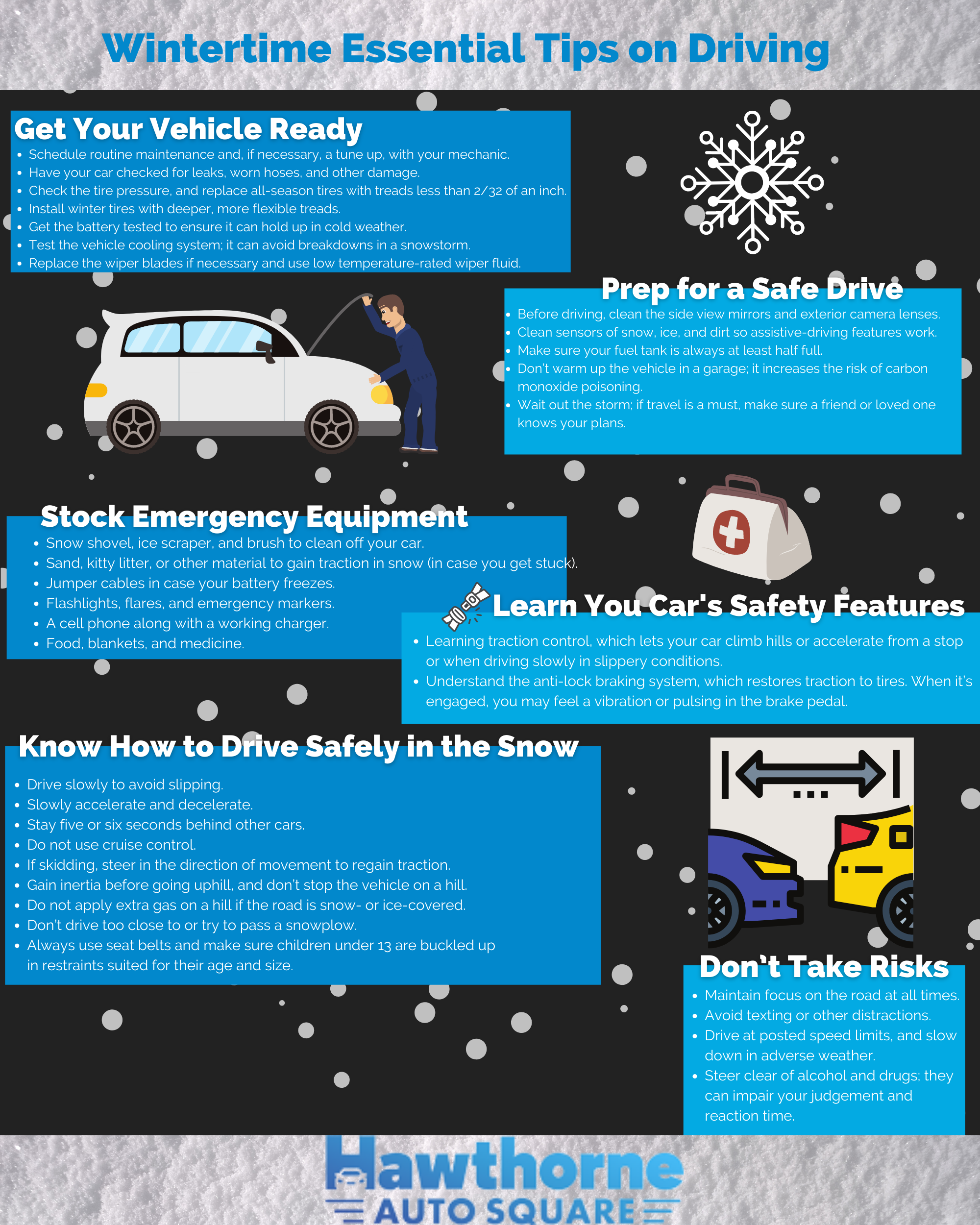 Hawthorne Auto Winter Driving Tips