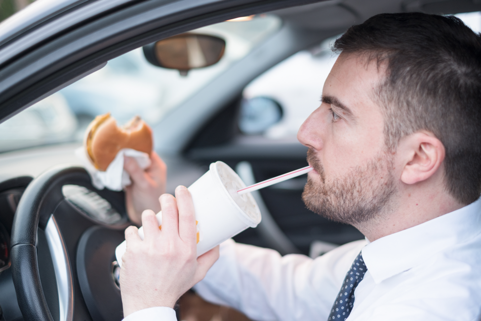 The Dangers of Eating and Driving