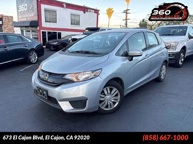 Alabaster Silver Metallic 2015 Honda Fit LX Hatchback Front-Wheel Drive Manual