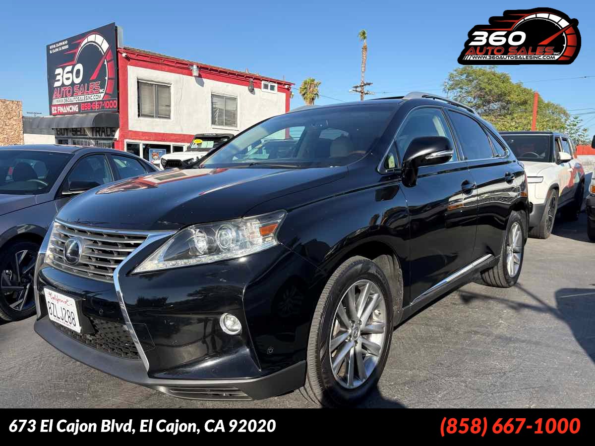Black (Obsidian) 2015 Lexus RX SUV / Crossover Front-Wheel Drive Automatic