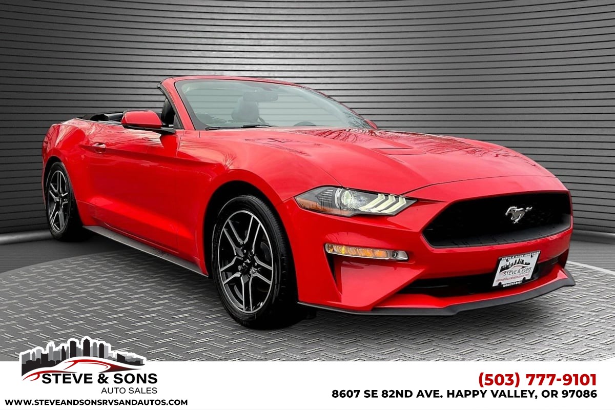 2019 Ford Mustang EcoBoost Convertible's photo