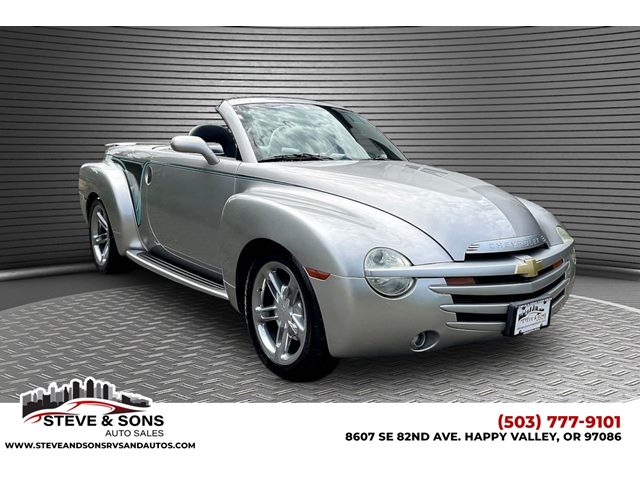 Ricochet Silver Metallic 2004 Chevrolet SSR Convertible Rear-Wheel Drive Automatic