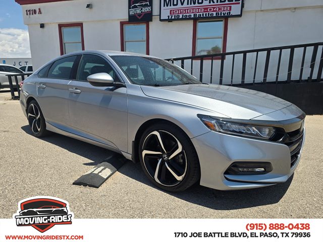 Lunar Silver Metallic 2020 Honda Accord Sedan Front-Wheel Drive Automatic