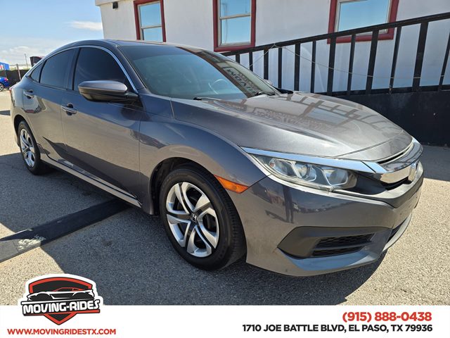 Gray (Modern Steel Metallic) 2017 Honda Civic Sedan Front-Wheel Drive Automatic