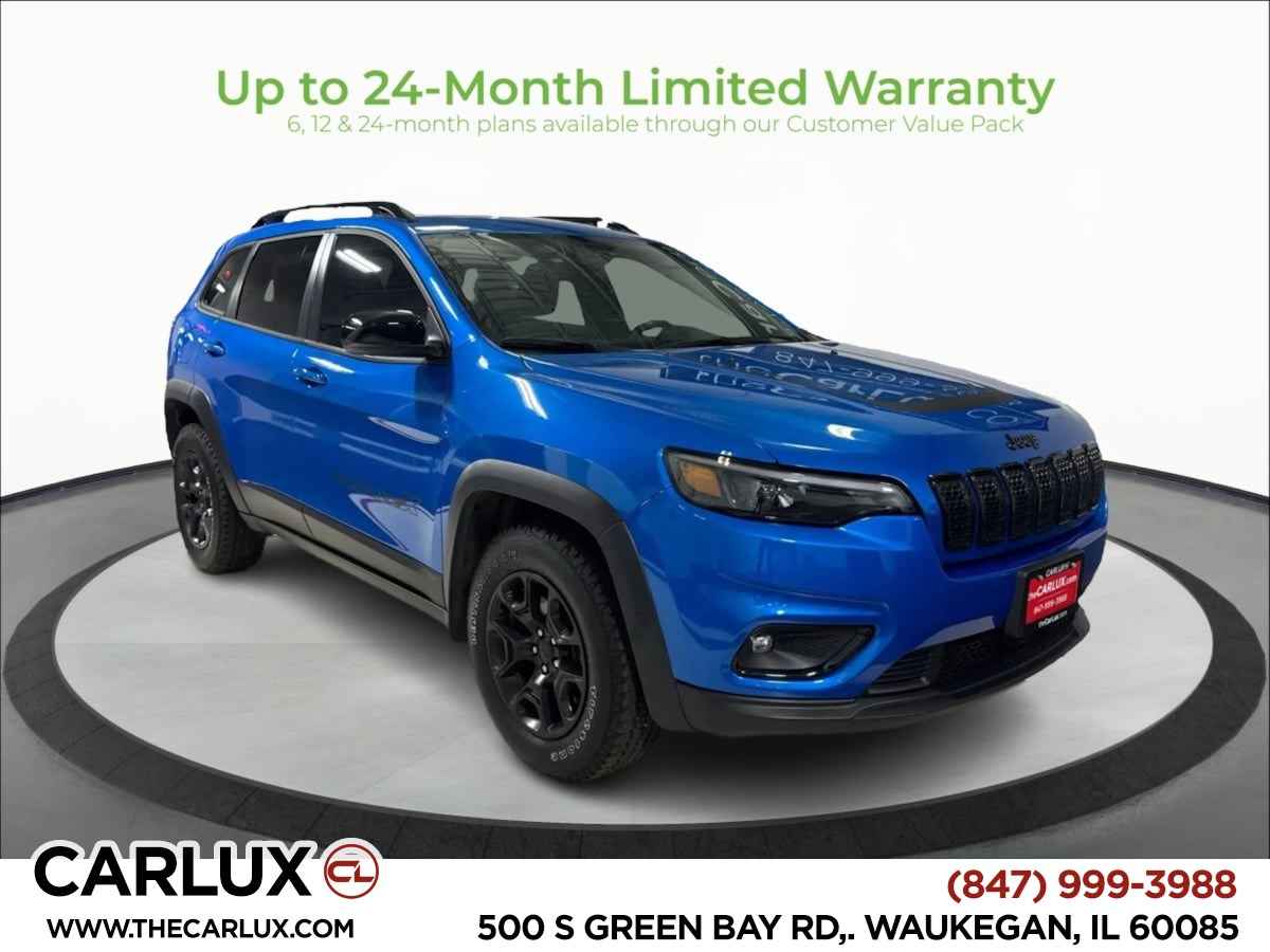 Hydro Blue Pearlcoat 2022 Jeep Cherokee SUV / Crossover Four-Wheel Drive Automatic
