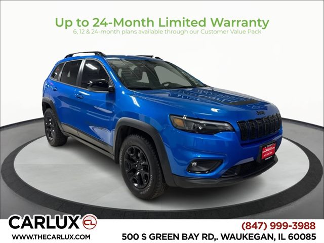 Hydro Blue Pearlcoat 2022 Jeep Cherokee SUV / Crossover Four-Wheel Drive Automatic