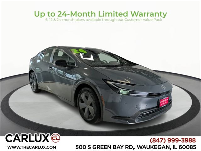 Guardian Gray 2024 Toyota Prius Hatchback Front-Wheel Drive Automatic
