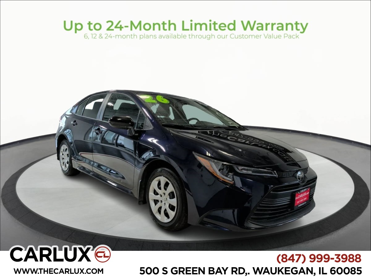 Blueprint 2026 Toyota Corolla Sedan Front-Wheel Drive Automatic