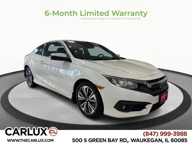 White Orchid Pearl 2016 Honda Civic Coupe Coupe Front-Wheel Drive Automatic