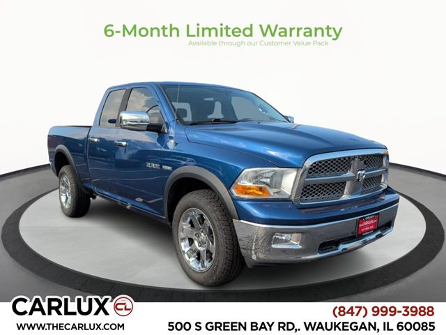 Deep Water Blue Pearl 2009 Dodge RAM 1500 Pickup Truck Four-Wheel Drive Automatic