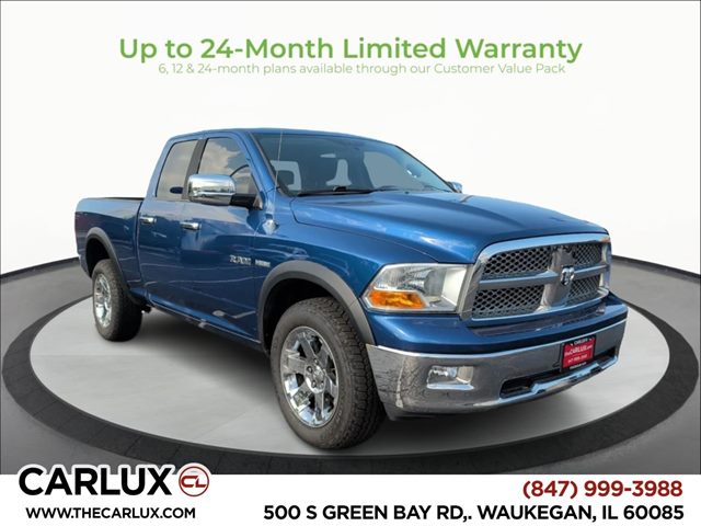 Deep Water Blue Pearl 2009 Dodge RAM 1500 Pickup Truck Four-Wheel Drive Automatic
