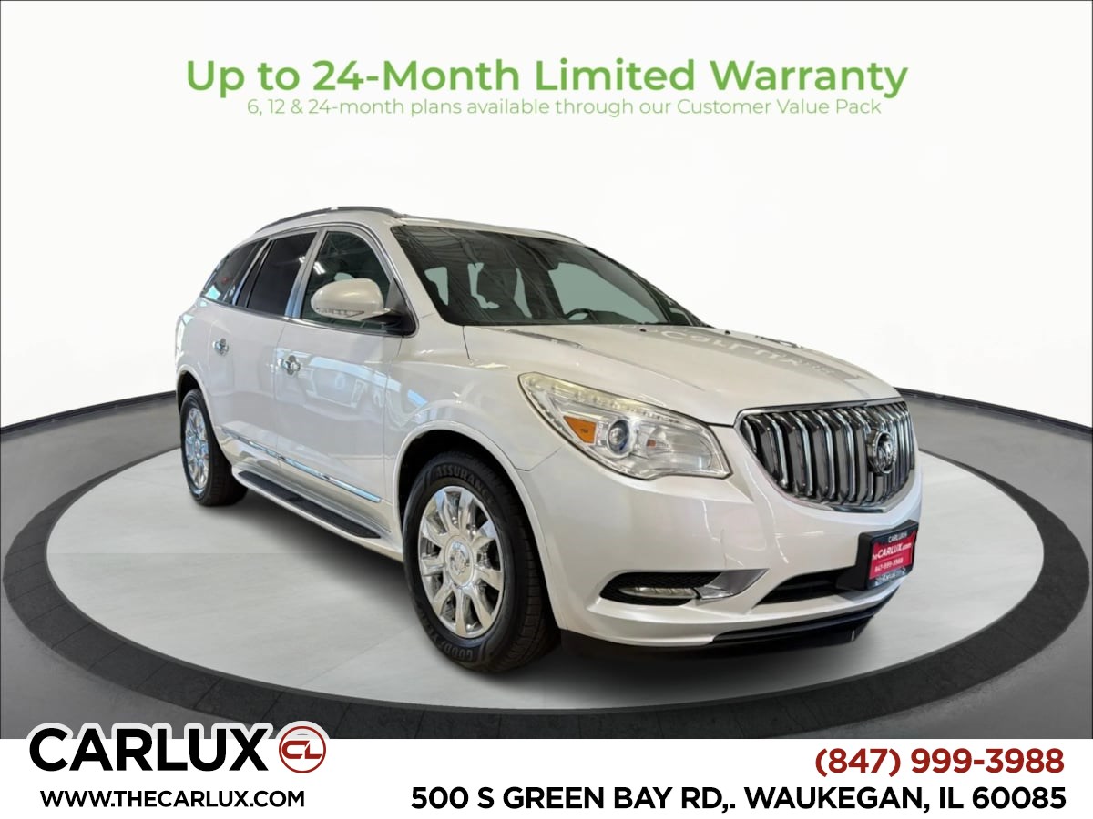 White Frost Tricoat 2016 Buick Enclave SUV / Crossover All-Wheel Drive Automatic
