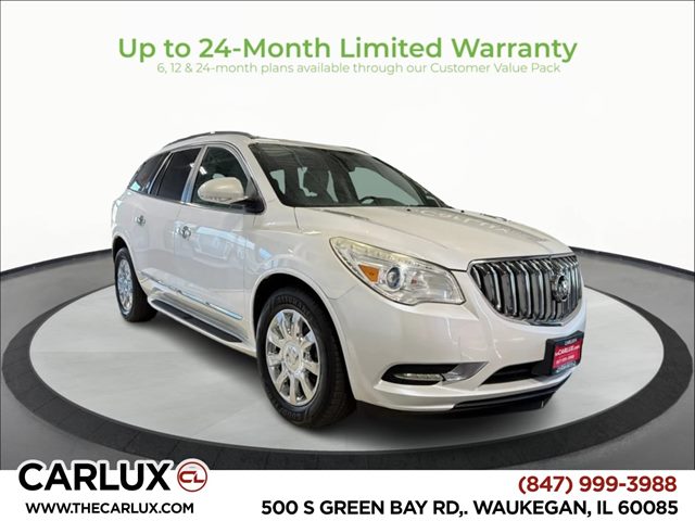White Frost Tricoat 2016 Buick Enclave SUV / Crossover All-Wheel Drive Automatic