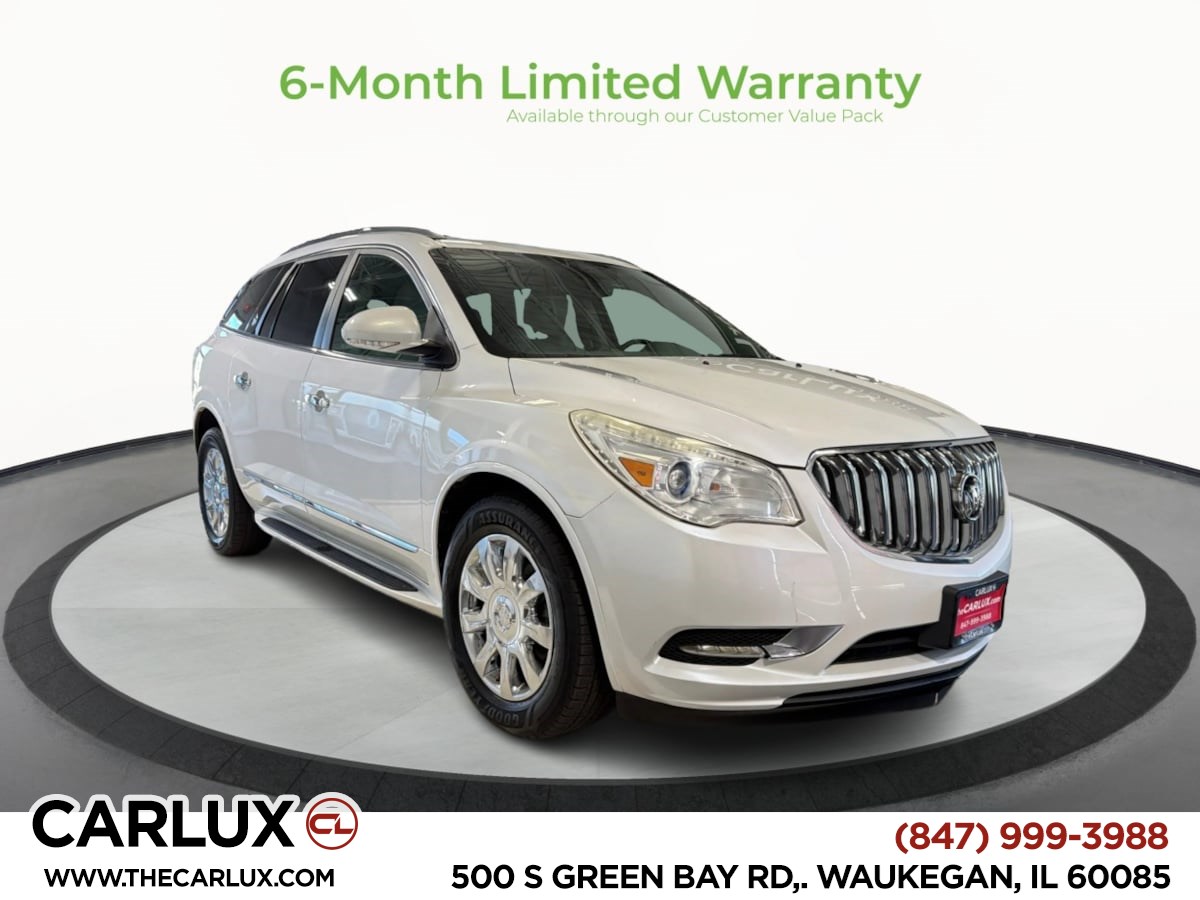 White Frost Tricoat 2016 Buick Enclave SUV / Crossover All-Wheel Drive Automatic