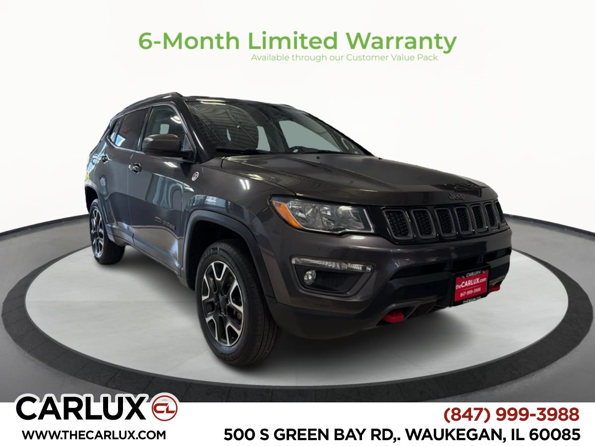 Gray (Granite Crystal Metallic Clearcoat) 2021 Jeep Compass SUV / Crossover Four-Wheel Drive Automatic