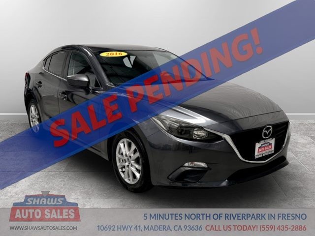 Meteor Gray Mica 2016 Mazda MAZDA3 i Sport Sedan Front-Wheel Drive Automatic
