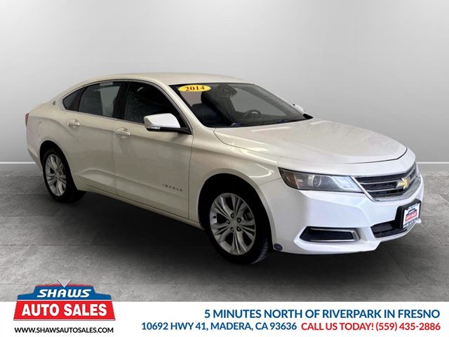 White Diamond Tricoat 2014 Chevrolet Impala 1LT FWD Sedan Front-Wheel Drive Automatic