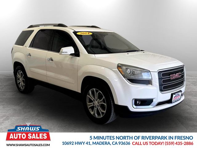 Summit White 2014 GMC Acadia SLT-2 FWD SUV / Crossover Front-Wheel Drive Automatic