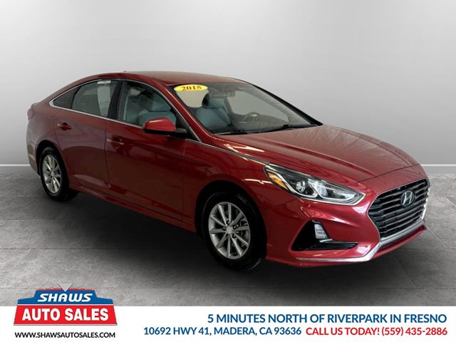 Scarlet Red 2018 Hyundai Sonata SE FWD Sedan Front-Wheel Drive Automatic
