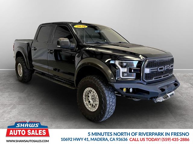 Agate Black Metallic 2020 Ford F-150 Raptor SuperCrew 4WD Pickup Truck Four-Wheel Drive Automatic