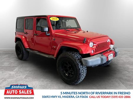 2018 Jeep Wrangler JK Unlimited Sahara