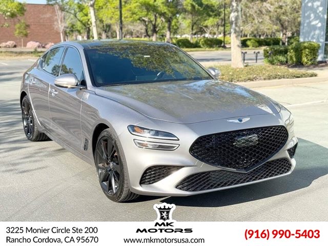 Savile Silver 2023 Genesis G70 3.3T RWD Sedan Rear-Wheel Drive Automatic