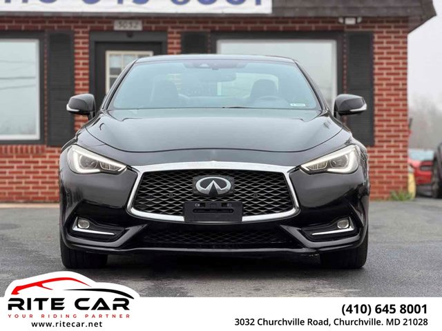 Black Obsidian 2017 INFINITI Q60 3.0t Sport Coupe AWD Coupe All-Wheel Drive Automatic