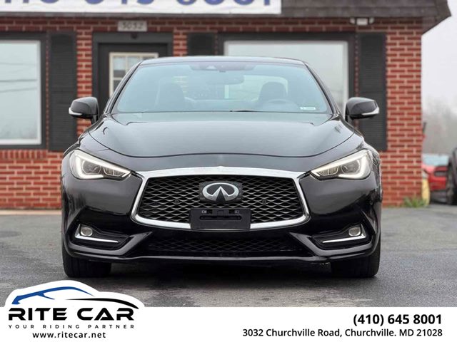 Black Obsidian 2017 INFINITI Q60 3.0t Sport Coupe AWD Coupe All-Wheel Drive Automatic