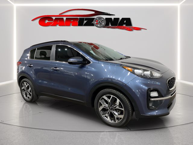 Pacific Blue 2020 Kia Sportage EX FWD SUV / Crossover Front-Wheel Drive 6-Speed Automatic Overdrive