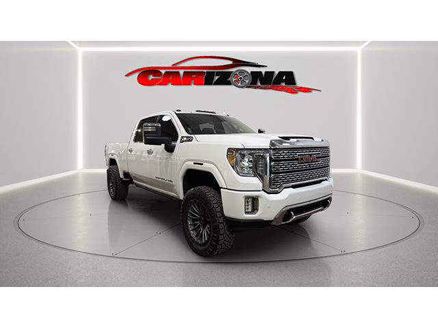 Summit White 2021 GMC Sierra 2500HD Denali Crew Cab 4WD Pickup Truck Four-Wheel Drive Automatic