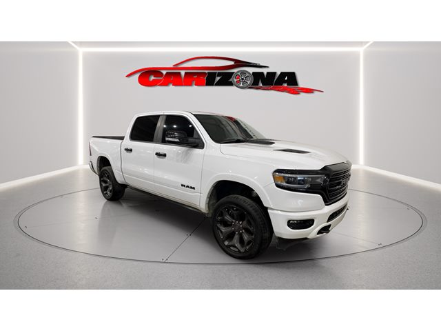 Bright White Clearcoat 2021 RAM 1500 Limited Crew Cab 4WD Pickup Truck Four-Wheel Drive Automatic