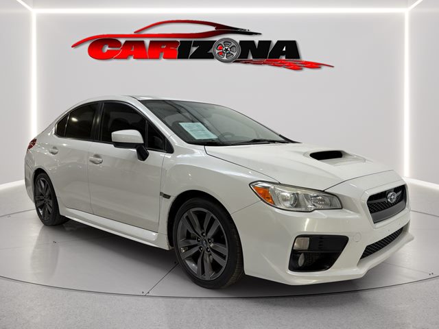 Crystal White Pearl 2017 Subaru WRX Premium Sedan All-Wheel Drive Manual