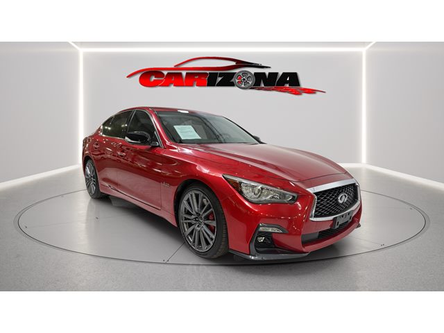 Dynamic Sunstone Red 2018 INFINITI Q50 Red Sport 400 RWD Sedan Rear-Wheel Drive Automatic