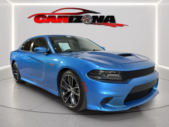 B5 Blue Pearlcoat 2018 Dodge Charger R/T Scat Pack RWD Sedan Rear-Wheel Drive Automatic